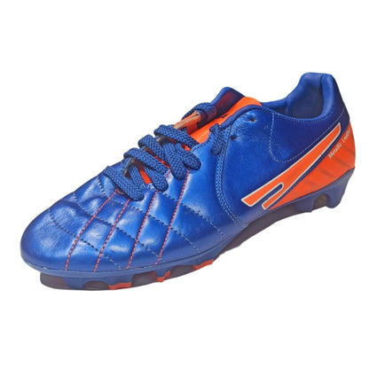 Sega Metallic Leather Football Shoes (Blue)