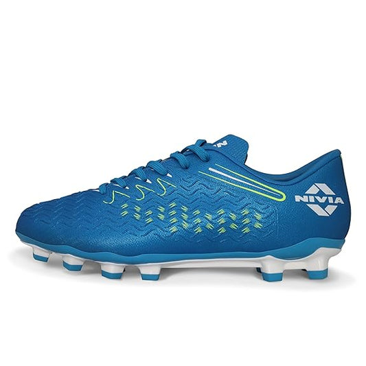 Nivia Nitro Football Shoes for Men (Metallic Blue)