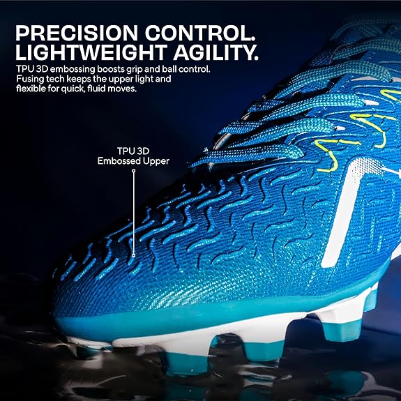 Nivia Nitro Football Shoes for Men (Metallic Blue)