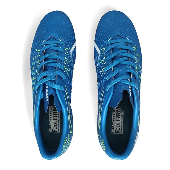 Nivia Nitro Football Shoes for Men (Metallic Blue)