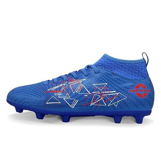 Nivia Pro Carbonite 7.0 Football Shoes for Men (Mid Blue)