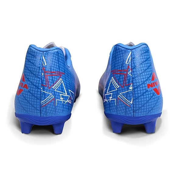 Nivia Carbonite 7.0 Football Shoes for Men (Mid Blue)