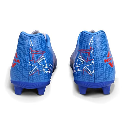 Nivia Carbonite 7.0 Football Shoes for Men (Mid Blue)
