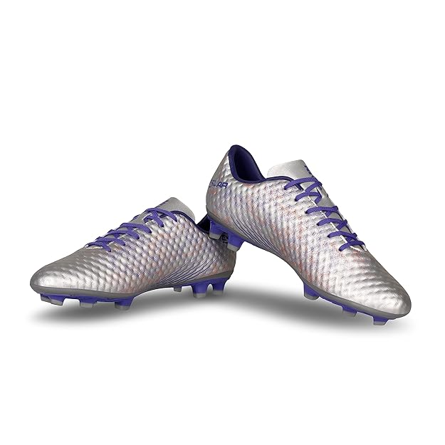 NIVIA Oslar 3.0 Football Shoes for Men (White/Purple)