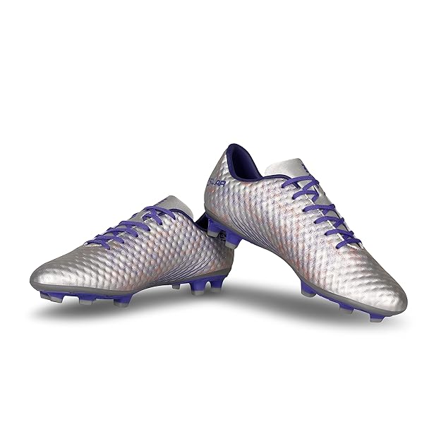 NIVIA Oslar 3.0 Football Shoes for Men - White/Purple