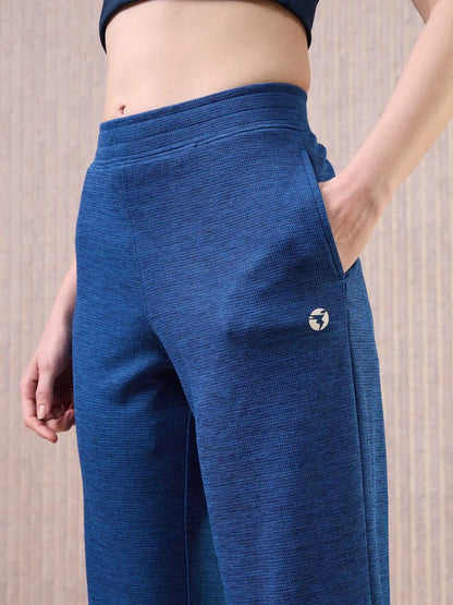 Technosport Women Relaxed Fit Trackpants WR-133 (Navy Blue)