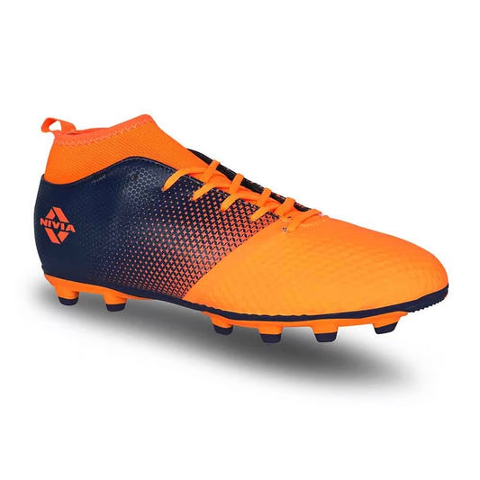 NIVIA Ashtang Football Shoes for Men (Orange)