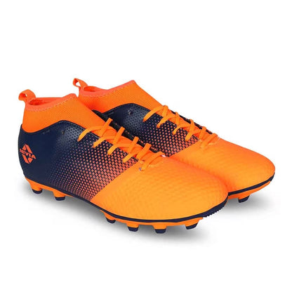 NIVIA Ashtang Football Shoes for Men (Orange)