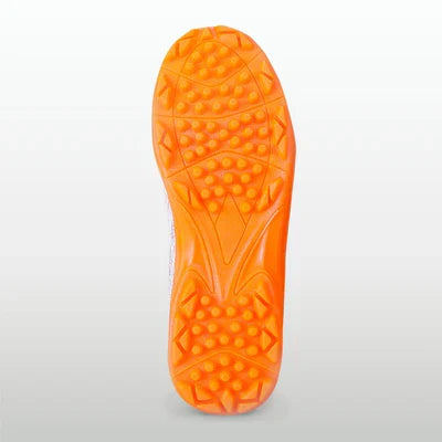 Nivia Bounce Cricket Shoes for Men - White/Orange