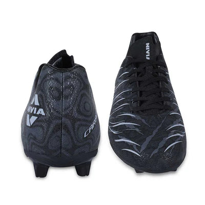 NIVIA Carbonite 6.0 Football Shoes for Men (Black)