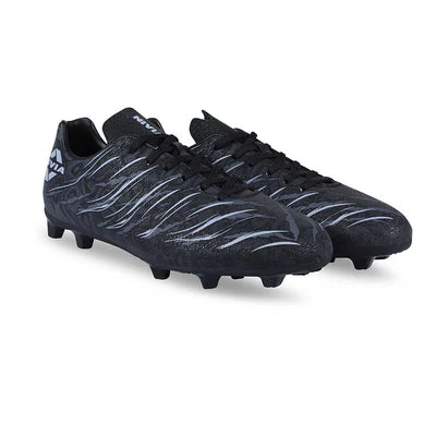 NIVIA Carbonite 6.0 Football Shoes for Men (Black)