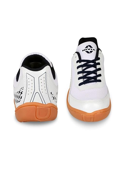 Nivia Flash 2.0 Badminton Shoes - White