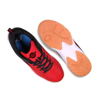 NIVIA HY-COURT 2.0 Badminton Non Marking Shoes (Red / Black)