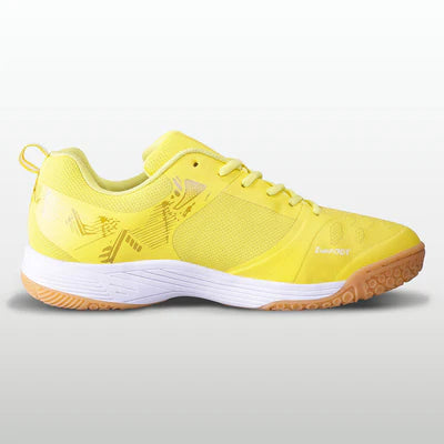 Nivia Hy-Court 2.1 Badminton Non Marking Shoes (Yellow)