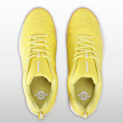 Nivia Hy-Court 2.1 Badminton Non Marking Shoes (Yellow)