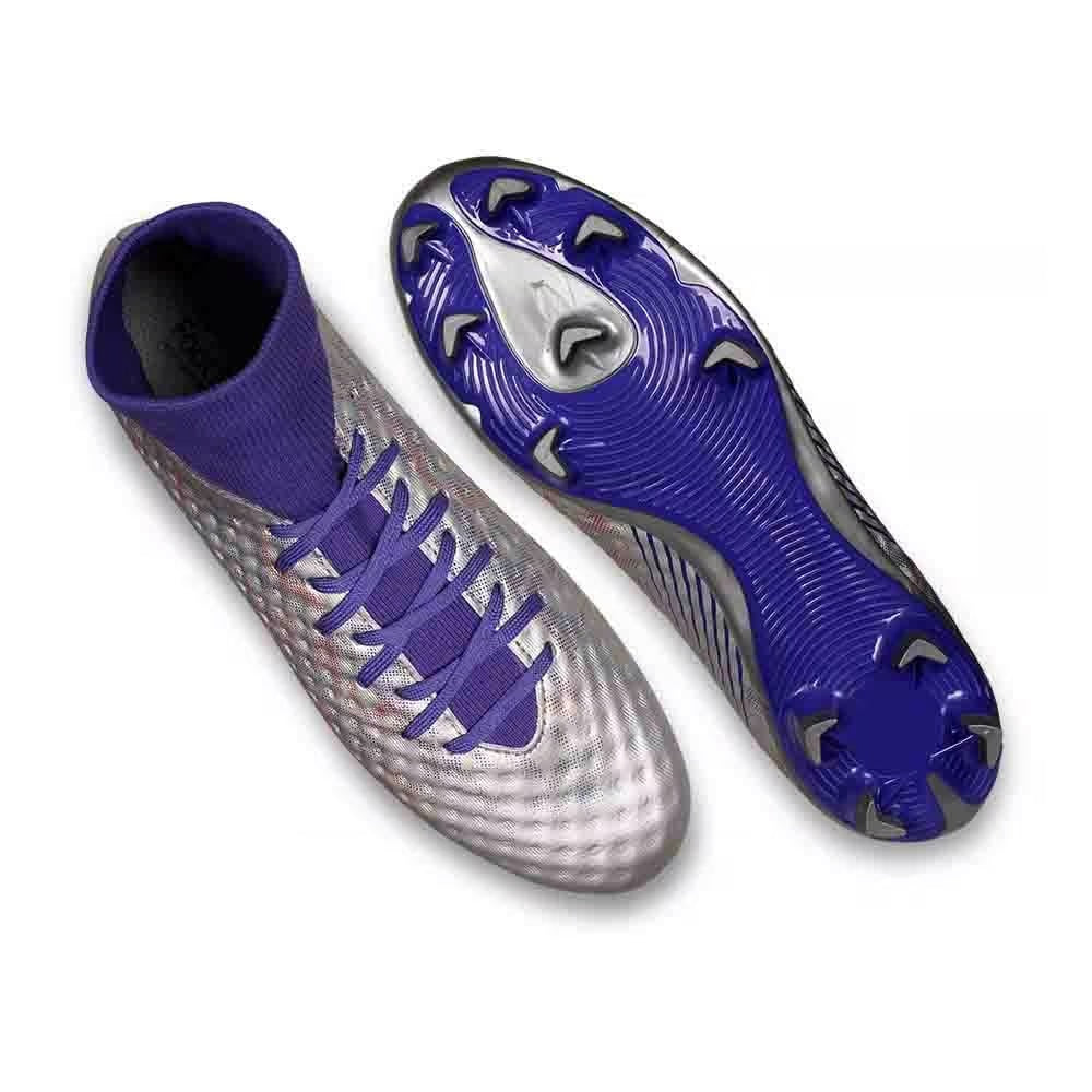 NIVIA Oslar Blade 3.0 Football Shoes for Men - White/Purple