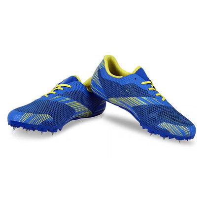 NIVIA TF-100 Track and Field Spikes Running Athletic Shoes (Blue)