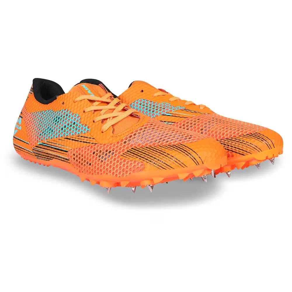 NIVIA TF-100 Track and Field Spikes Running Athletic Shoes - Orange