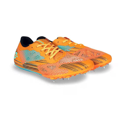 NIVIA TF-400 Track and Field Spikes Running Athletic Shoes - Orange