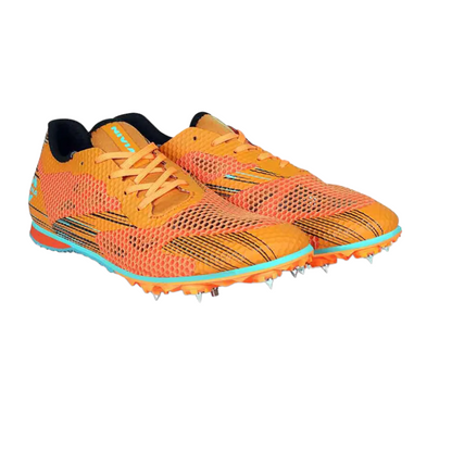 NIVIA TF-800 Track and Field Spikes Running Athletic Shoes (Orange)