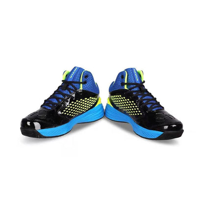 NIVIA Warrior – 1 Basketball Shoes for Men (Black / Blue)