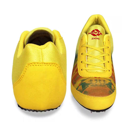 NIVIA Zion-1 Spikes Running Athletic Shoes for Men - Yellow