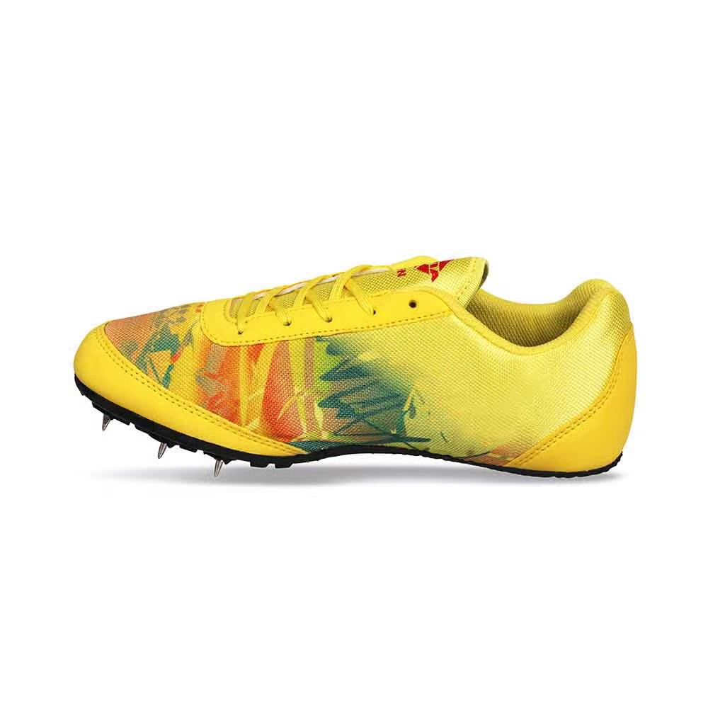 NIVIA Zion-1 Spikes Running Athletic Shoes for Men - Yellow