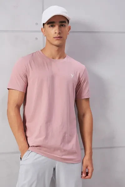 Technosport Active Men's Cotflex Half Sleeve T-Shirt OR-30 - Onion