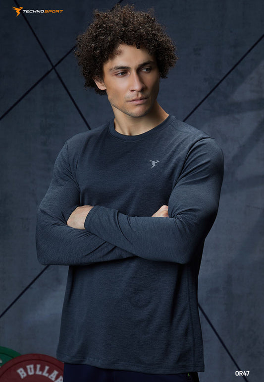 TechnoSport OR-47 Full Sleeve T Shirt - Blue Stone