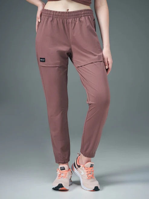 TechnoSport Women's Dry-Fit Solid Track W-126 (OX Blood Red)