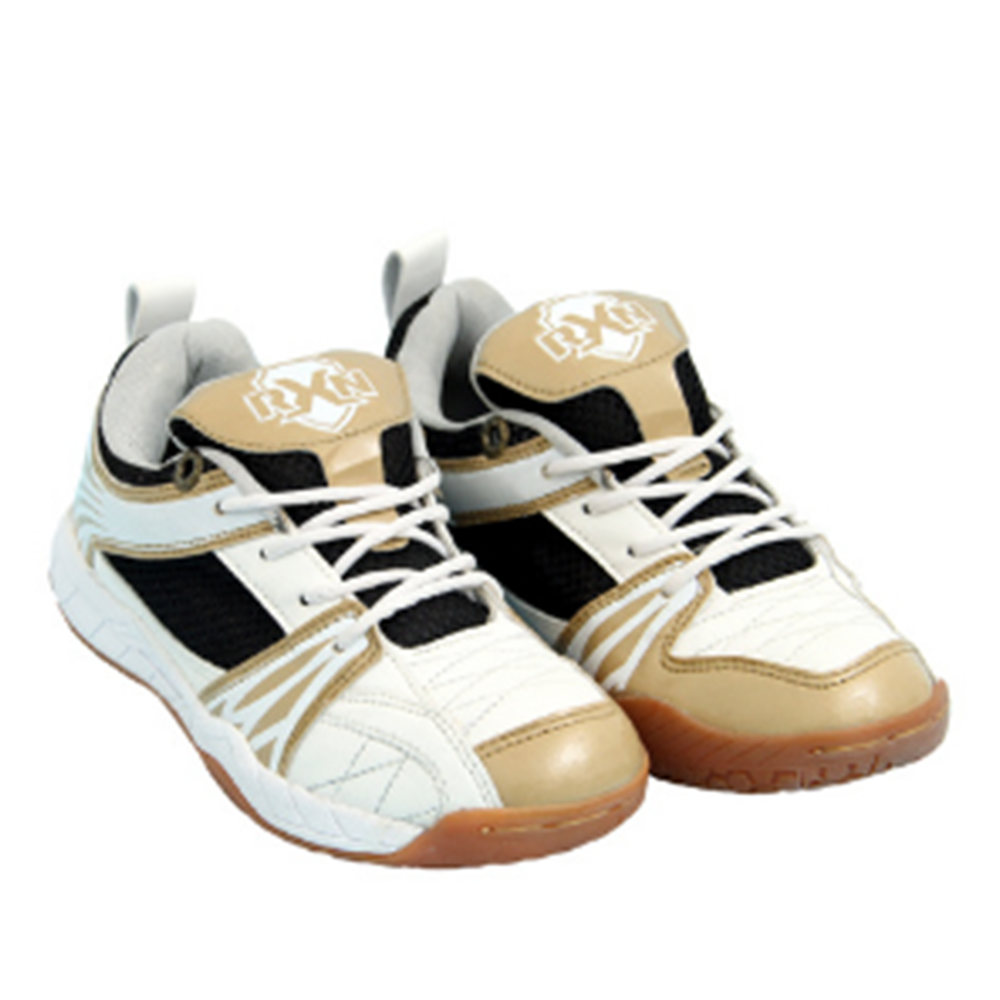 RXN OFF Net Badminton Shoes - White/Black