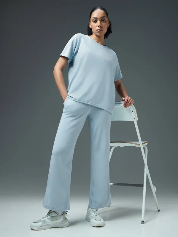 Technosport Women Relaxed Fit Round Neck T-shirt WR-132 - Omphalodes