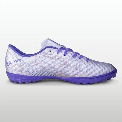 Nivia Oslar 3.0 TURF Football Shoes for Men - Silver