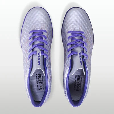 Nivia Oslar 3.0 TURF Football Shoes for Men - Silver