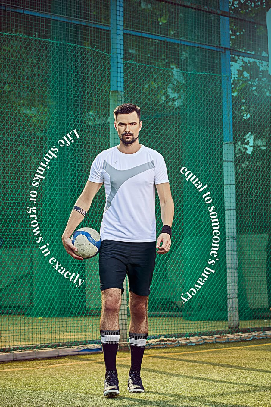 TechnoSport Crew Neck Half Sleeve Dry Fit T-Shirt for Men P 521 - White