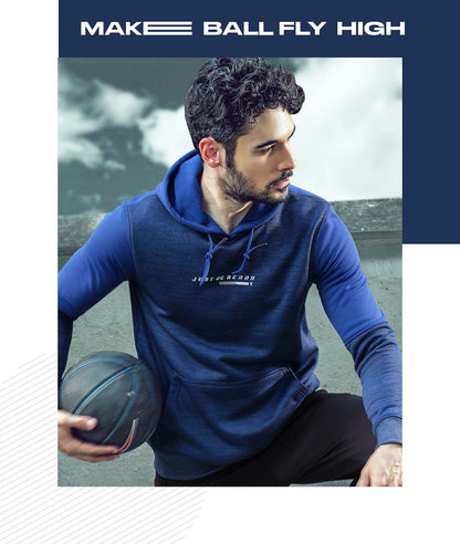 Technosport Full Sleeve Dry Fit Hoodie Jacket for Men PL-72 - Royal Blue