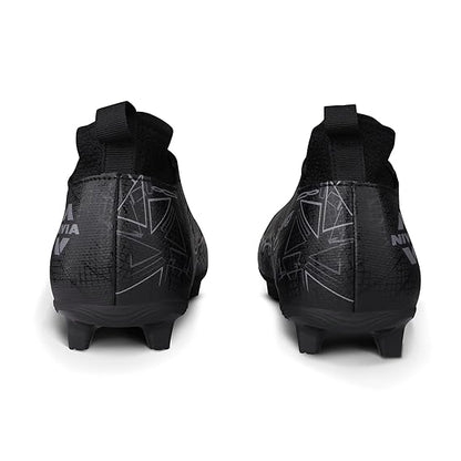 Nivia Pro Carbonite 7.0 Football Shoes for Men (Black)