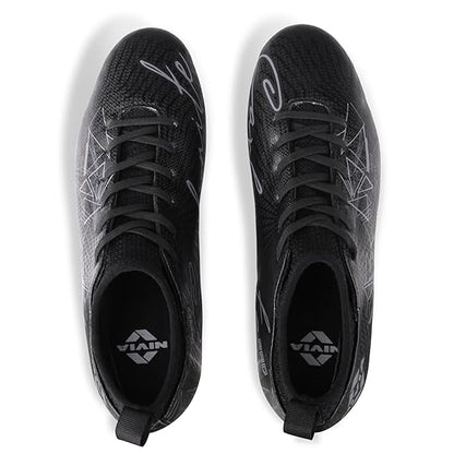 Nivia Pro Carbonite 7.0 Football Shoes for Men (Black)