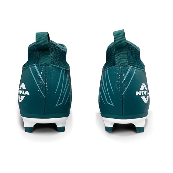 Nivia Pro Encounter 11 Football Shoes for Men (Green)