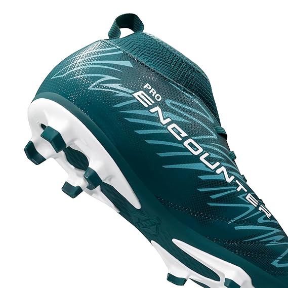 Nivia Pro Encounter 11 Football Shoes for Men (Green)
