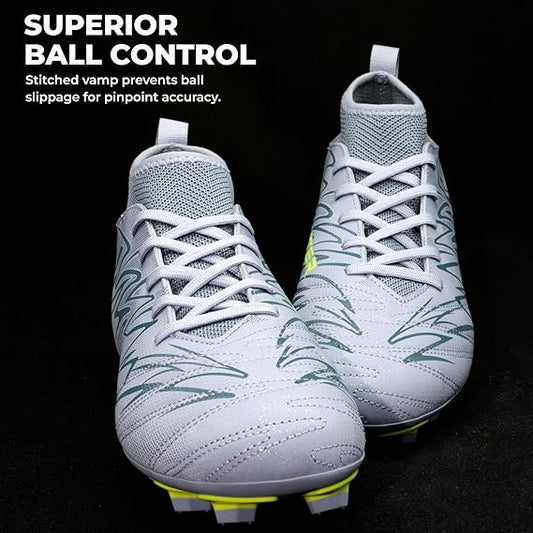 Nivia Pro Encounter 11 Football Shoes for Men (Grey)