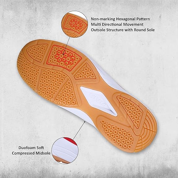 Nivia Appeal 3.0 Badminton Shoes - Red
