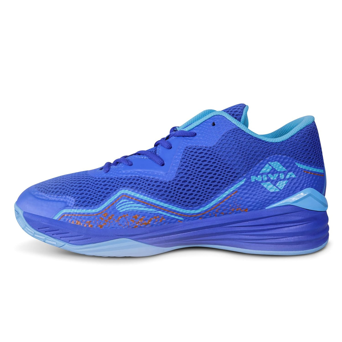 Nivia Warrior 2.0 Basketball Shoes For Men - Royal Blue