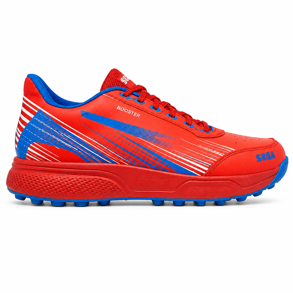 Sega Booster Cricket Shoes - Red
