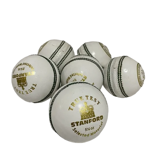 SF True Test White Leather Cricket Ball – Jalandhar Style