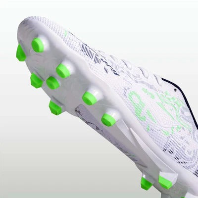 NIVIA Safari Football Shoes for Men (White)