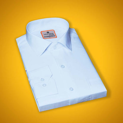 Men's Formal Shirt Blend Cotton Regular Fit - Sky Blue