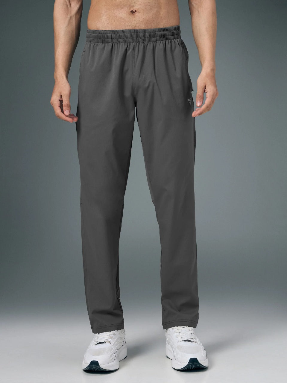 TechnoSport Men's Ragular-Fit Solid Track OR-229 (Smokey Olive)