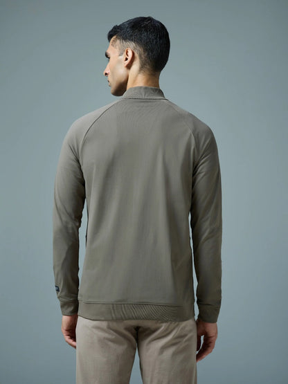 Technosport Mock Neck Jacket PM-98 - Smokey Olive