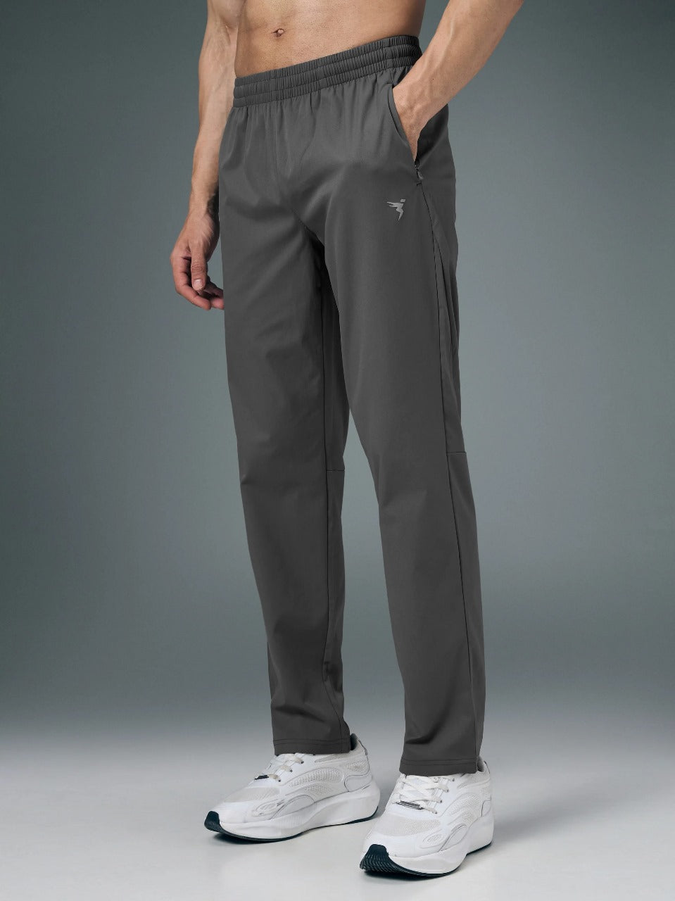 TechnoSport Men's Ragular-Fit Solid Track OR-229 (Smokey Olive)